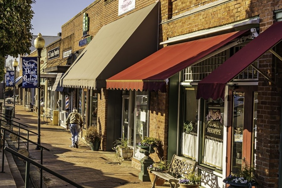 Image of a small downtown commercial property.